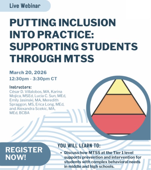 Putting Inclusion into Practice: Supporting Students through MTSS