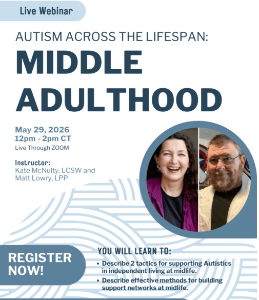 Autism Across the Lifespan: Middle Adulthood