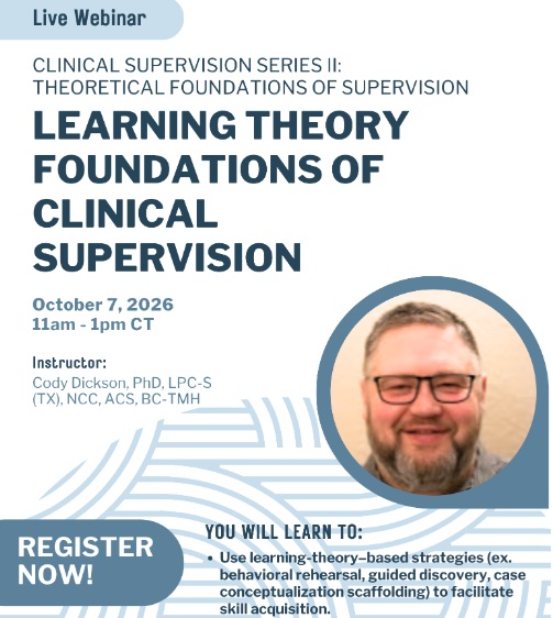 Learning Theory Foundations of Clinical Supervision