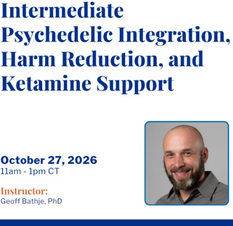 Intermediate Psychedelic Integration, Harm Reduction, and Ketamine Support